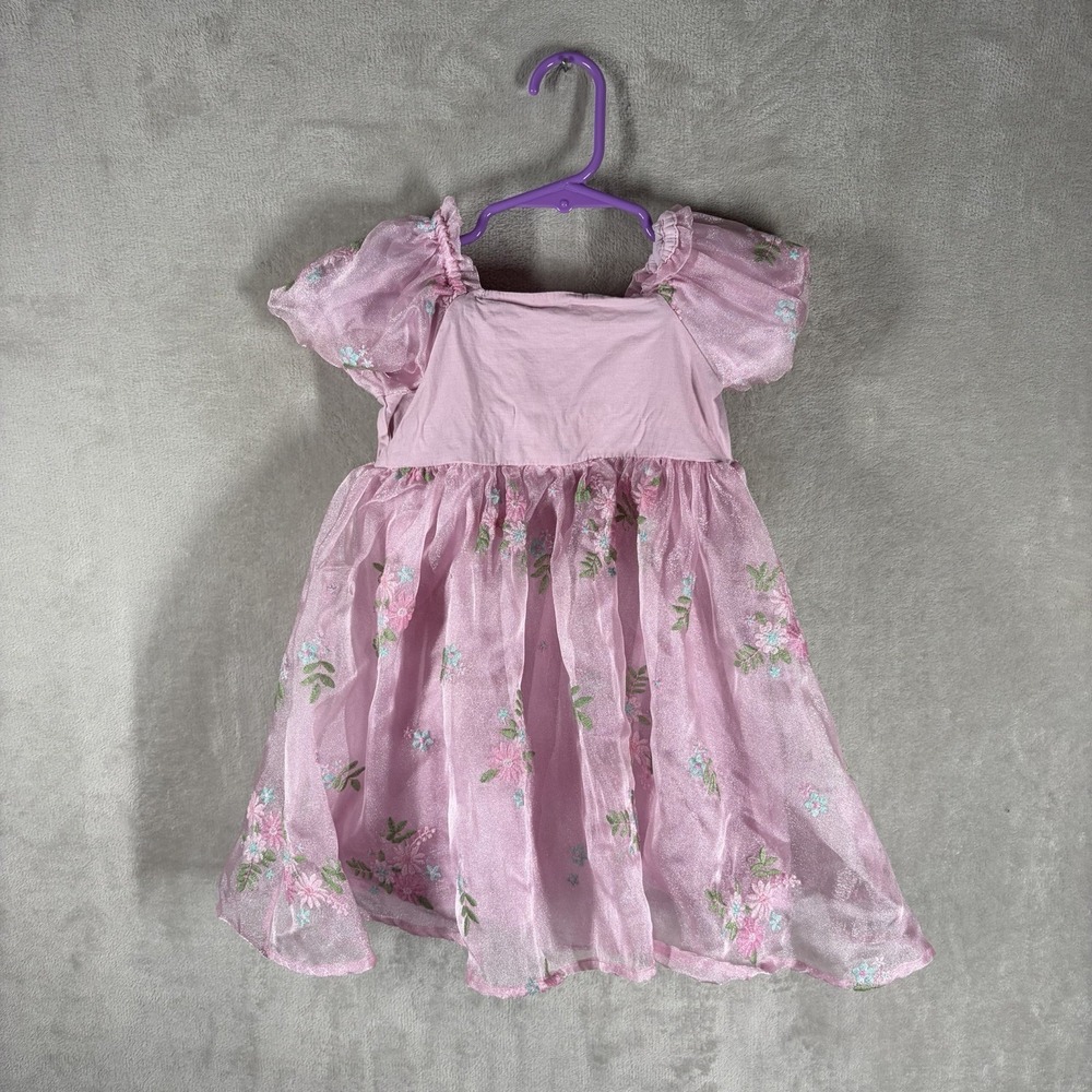 Audrey Camille Fairy Princess Toddler Dress Size 3T Pink Floral Girly